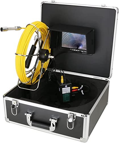 Endoscopio industriale con videocamera, DVR e scheda SD per ispezione tubi e manutenzione canali di scarico