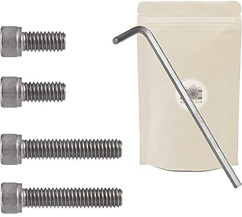 ADAPTOUT Vis américaine 1/4 + 1 et 1/2 - 25mm et 13mm - Standard Type Kodak pour Accessoire Photo - Marque Française