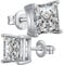 Zirkonia Ohrstecker Damen 925 Sterling Silber Zirkonia Diamant Ohrstecker