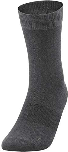 JAKO Unisex 3er-pack Freizeitsocken, Anthrazit, 43-46 EU