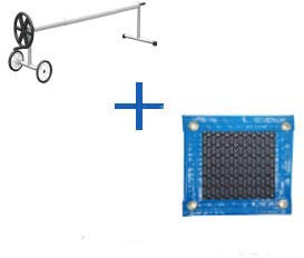 International Pool Protection Pack Wärmeabdeckung (Thermo-Heizkörper) für Pool, 500 Mikron, mit Rundumverstärkung und 81 mm Gewebeeinrollung 5 x 3m.