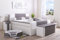 AUKONA Boxspringbett Zahara 200x200 mit Fußteil, Farbe wählen und ändern, 7 Zonen Taschenfederkern-Matratze, H2 H3 H4, Komfortschaum-Topper, Lieferung und Aufbau kostenlos