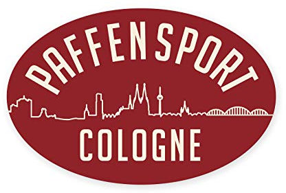Paffen Sport Aufkleber COLOGNE, vintage rot, oval 145 x 95 mm