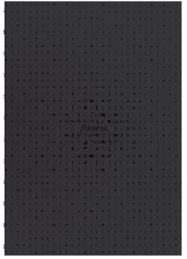 Filofax Notebook, Notizbuch in A5, Icon Refill Black