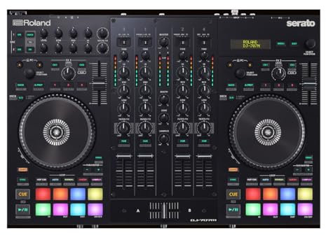 Roland DJ-707M DJ Controller, Consolle Integrata per il Suono e il Livestreaming