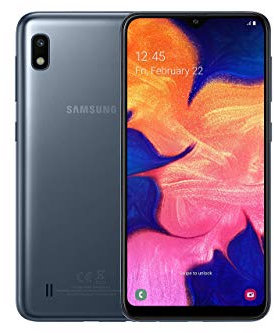 Samsung Galaxy A10 4G 6.2 inches Smartphone 2GB RAM 32GB Dual-Sim Unlocked Black A (Renewed)