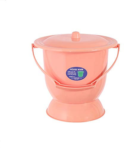 WXQY Spucknapf,PP-Material mit Deckel Tragbare Design-Töpfchen-Urinale für Männer- und Frauenschlafzimmer Verhindern das Entweichen von Gerüchen