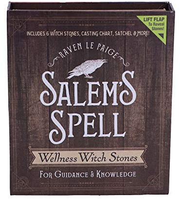 Nemesis Now Salem's Spell Kit Sechs Hexen Wellnesssteine in verzierter Box, Braun, One Size