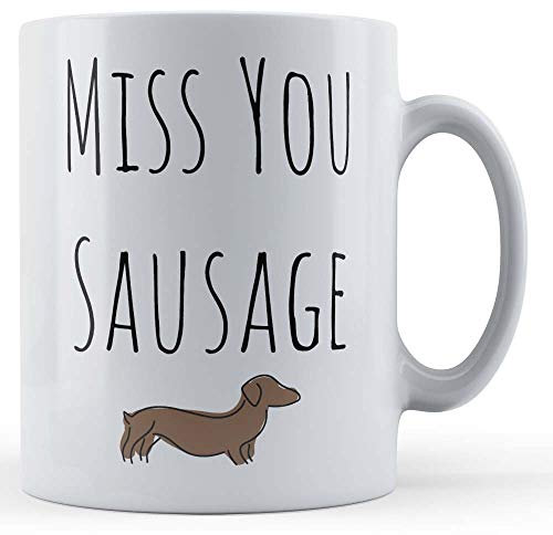 Father Fox - Dachshund, Sausage Dog, Miss You Sausage - Gift Mug, Ceramic, 11fl.oz.