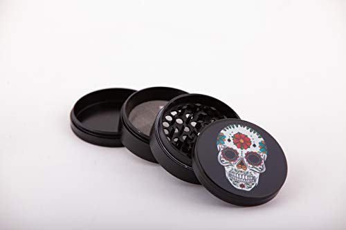 4 Piece Herb Grinder (Skull)
