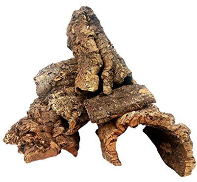 EZ Botanicals Cork Bark - 1lb (Assorted) - for Orchids, Airplants, Reptiles, and Terrariums