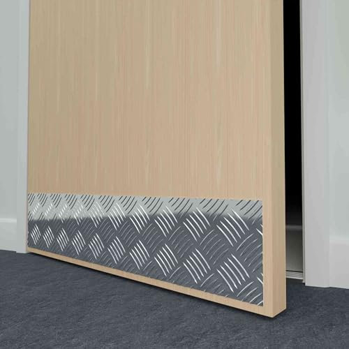 Tread Plate Kickplate (200mm x 600mm 4 Holes)