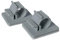 Zoyay Self Adhesive Pipe Clips Self-adhesive Pipe Clamp Holder Water Filter Plumbing Nail-free Fixed Pipe Clamp for 1/4 Water Supply Pipe 6.3mm Diameter Tube, Hose-grey pipe clips 25x20mm (20pcs)