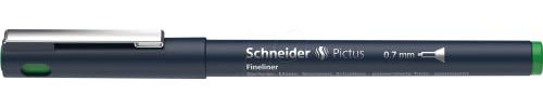 Schneider Pictus Fineliner Stift, 0,7 mm Linienbreite, Grün