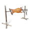 Futchoy 53 Large Grill Rotisserie Spit Roaster Rod Charcoal BBQ Pig Chicken 15W Motor