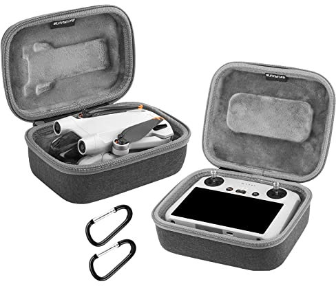 MotuTech Tasche für DJI Mini 3 / Mini 3 Pro Tasche Drohne Fernbedienung hülle Box hardcase Tragbare Transportkoffer Klein Ultralight zubehör (für DJI Mini 3 Pro Drohne + RC Fernbedienung)