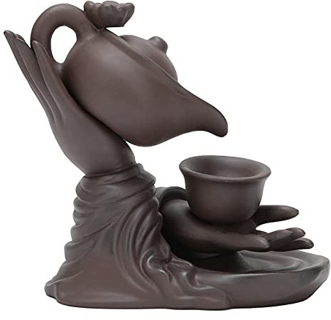 minifinker Brûleur d'encens Cascade, Porte-encens à refoulement de Four à décor d'aromathérapie pour Yoga pour Salon