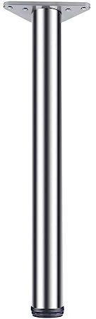 1x Patas de Mesa Regulables,Pies de Muebles de Acero Inoxidable,para Cocina Armario Gabinete Unidad de Encimera Barra de Desayuno Mesa de Escritorio,con Tornillos,Personalizable (85cm(33.5in))