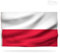 Drapeau de la Pologne Premium 150x90cm - Drapeau Polonais résistant et de haute qualité avec 2 œillets métalliques - Soyez fier de vos couleurs !