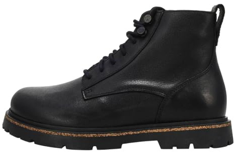 Birkenstock Herren Highwood Lace Mid Natural Leather Black Stiefel 44 EU