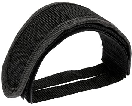 Yardwe Fahrradpedalriemen Schwarz Voll Verstellbar Pedale Mit Zehenclips Nylonmaterial Robust Doppelte Klebebänder Ohne Schnalle Schutz Für Füße Geeignet Für Fixie Mountainbikes Und Rennr