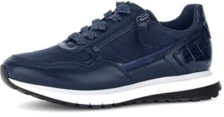 Gabor Damen Low-Top Sneaker, Frauen Halbschuhe,Komfortable Mehrweite (H)