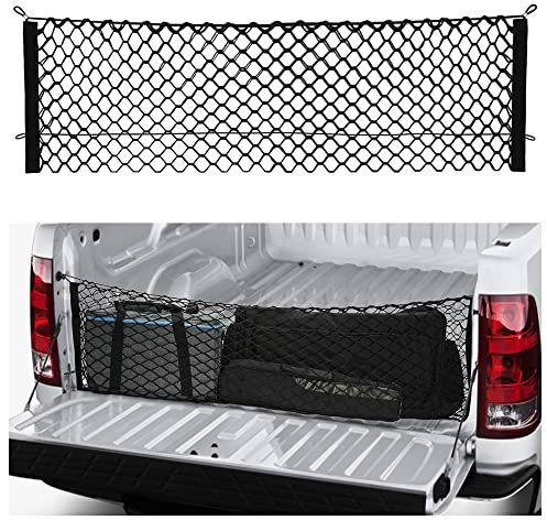 Red Maletero de Coche con Gran Elasticidad & Resistencia a La Tracción,Universal Red Coche para Coche SUV Camión,Ideal Red Elastica Accesorios Coche Organizar Muchos Artículos (XL: 125x40cm)
