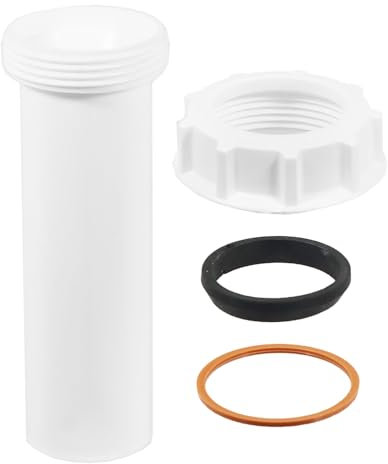 SPARES2GO 40mm Trap Height Adjuster 1.5 Plumbing Basin Sink Waste Water Fitting Kit