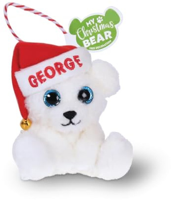 History & Heraldry My Christmas Bear tree decoration (George)