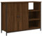 HEFZGDB Sideboard Braun Eichen-Optik 100x33x75 cm Holzwerkstoff Living Room Cabinets Buffetschrank Küche Küchenschränke Apothekerschrank Küche für Speisesaal Dessert Shop Wohnstube Küche