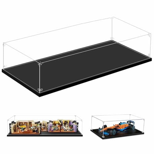 Acryl-Vitrine für 10292 Friends Apartments oder 42141 McLaren F1,staubdichter Schutz,klare Vitrine(10292,2MM)