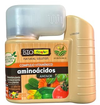 AMINOACIDO ABONO FOLIAR Aminor. 400 ML. Bioestimulante del Crecimiento de Plantas y Cultivos.