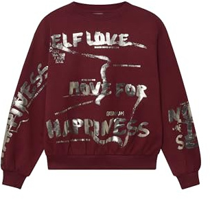 s.Oliver Kuscheliges Oversize Sweatshirt mit Folienprint