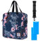 Brisby Lunchtasche - 7L, Vierschicht isolierte Kühltasche mit Kühlelemente, vielseitige Lunchbag (Japanische Blume)