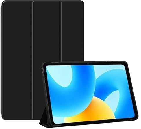 zZjoOoj Custodia Silicone per Honor MagicPad 3 (13.3 Pollici 2025 Modelo),Cover Smart con Supporto a Tre Pieghe, Auto Sveglia/Sonno (Nero)