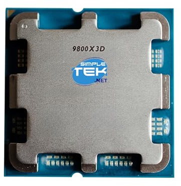 SIMPLETEK - Procesador CPU 9700X3D - AM5 - Hasta 5.20 GHz - 8 núcleos/16 hilos - Versión Tray con gráficos integrados - Sin disipador