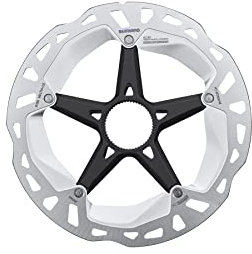 SHIMANO Unisex – Erwachsene Rt-mt800 Ice Technologies Freeza Bremsscheibe, Silver/Black, 180mm