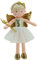 Sweety Toys 11810 Stoffpuppe Fee Plüschtier Prinzessin 60 cm Gold