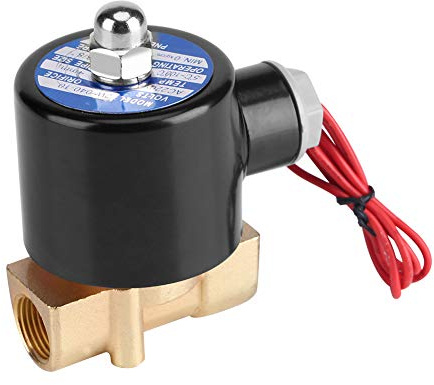 Jadpes Elettrovalvola, Elettrovalvola Elettrovalvola, Valvola 220V DN10 3/8 Valvola elettromagnetica a valvola Chiusa Normale elettrica per Acqua Olio Aria Gas