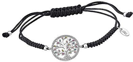Lotus Bracelet LP1896-2/2 en argent 925 avec zircone pour femme - Motif arbre de vie - D1JLP1896-2-2, 16 centimeters, Argent sterling