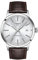 Tissot Herren-Uhren Analog Automatik One Size Weiß Leder 32015374