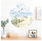 Grandora Wandtattoo Wandsticker Wohnzimmer Meer Strand Bild Wanddeko Schlafzimmer Wandaufkleber Flur Tapete selbstklebend Esszimmer Nordsee Ostsee rund DL580