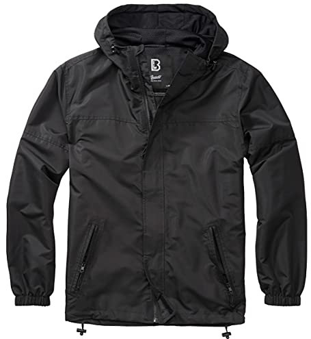 Brandit Summer Frontzip Windbreaker, Farbe: black, Größe: 4XL