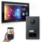 Goliath Hybrid | IP | Full-HD Video Türsprechanlage | App | 1-Fam | 1 x Full-Touchscreen 10 | Aluminium Unterputz Türstation | + RFID | 180° Ultra-Weitwinkel | AV-IPS-627