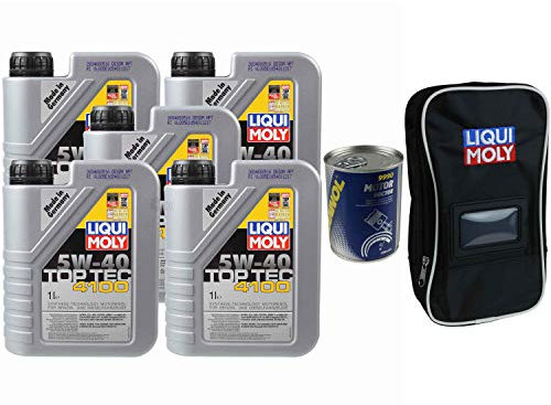 QR-PARTS 69810970 5L Motoröl Top Tec 4100 5W-40 1x MANNOL Motor Doctor ADDITIV Tasche