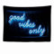 Ulticool - Good Vibes Only - Wandteppich - 200x150 cm - Groß Tapete - Poster Verzierung - Gaming - Geschenk Mädchen Junge - Dekoration - Tuch - Wandteppich