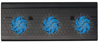 Soporte de refrigeración Vertical para Xbox One X, Soporte de Soporte de Montaje con 3 concentradores USB y 3 Ventiladores, Base de refrigeración, Negro