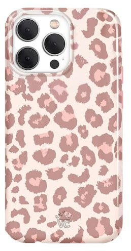 VELVET CAVIAR for iPhone 14 Pro Max Case - Compatible with MagSafe - 10ft Drop Tested - Blush Leopard Print