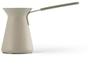 Moderne türkische Kaffeekanne OTTO, 550 ml, Edelstahl - GREY - Funktioniert bei allen Herdarten