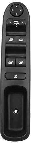GEEANDLY Interruptores de botón Mando Elevalunas del conductor 6554.KT 6554 KT Compatible con Peugeot 307